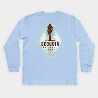 Sequoia National Park Logo Kids Long Sleeve T-Shirt